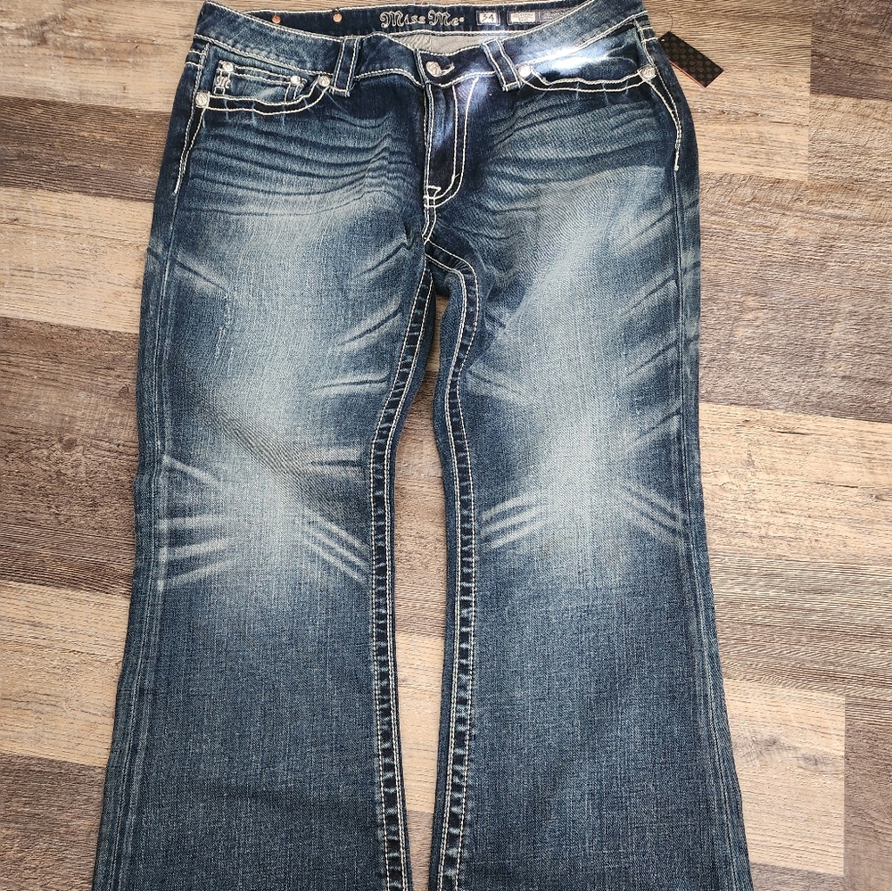 Miss me boot cut jeans sz 34